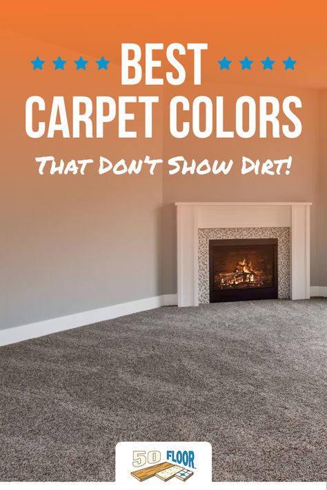 Many people wonder if they can find a carpet option that can get dirty without looking dirty. If you don't have the time to vacuum on a daily basis, check out these carpet colors that will help you out when guests are over. Whole House Carpet Ideas, Carpet Cover Up Ideas, Carpet And Paint Combinations, Carpet Color Ideas Living Room, Home Carpet Ideas, Living Room Carpet Ideas Wall To Wall, Best Carpet Colors For Home, 2024 Carpet Trends For Home, Carpet Trends 2024