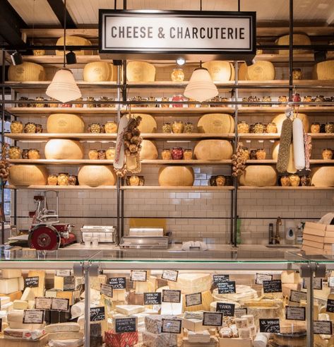 Cheese Store, Cheese Display, Cheese Brands, Cheese Factory, Grocery Store Design, Cheese Bar, Meat Shop, Food Retail, Supermarket Design