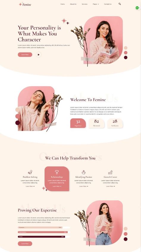 feminine, pink, inspiration, website, marketing, design, creativity, content, conceptual, concept, business, story, background, identity, logo, mission, ideas, money, icon, health, corporate, finance, goals, glasses, game, noise, action, activity, brand, build, classic, coach, mood, quality, notebook, vision, template, notes, statregy, statement, research, network, experience, purpose, plan, decision, digital, asian woman, asian, application, advertisement, women React Website Design, Website Design Inspiration Coaching, Accessible Web Design, Website Testimonial Design Inspiration, Non Profit Website Design Inspiration, Website Design Ideas Layout, Process Section Website Design, Wordpress Website Design Ideas, Life Coach Website Design