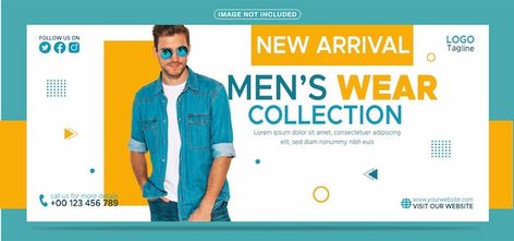 Men wear men style product sale banner t... | Premium Vector #Freepik #vector #social-media-design #event-post #template-design #black-post Fashion Banner Design, Social Media Posts Ideas, Shop Banner Design, Women Template, Mens Fashion Clothing, Product Sale, Fashion Banner, Posts Ideas, Design Event