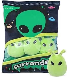 Amazon.com: Nenalayo Plushies Doll A Bag of Alien Plush Toy Stuffed Soft Snack Pillow Surrender Plush Toy for Birthday Gift, Stuffed Toy Game Pillow Cushion Gift for Kids (Green 5 Balls) : Toys & Games Alien Plush, Cute Alien, Computer Embroidery, Cute Pillows, Cute Stuffed Animals, Cute Toys, Stuffed Toy, Gift For Kids, A Bag