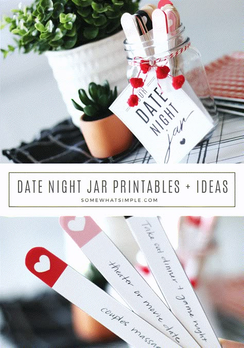 This date night jar is a fun and easy way to come up with new date night ideas! #DateNight #dates #dateidea #creativedates Meaningful Wedding Gifts, Meaningful Gifts For Him, Dates In A Jar, Meaningful Graduation Gifts, Meaningful Gifts For Mom, Date Jar, Night Jar, Creative Date Night Ideas, Date Night Jar