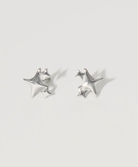 En Route Jewelry, Dope Jewelry, Star Earrings Stud, Silver Sparkle, Funky Jewelry, Girly Jewelry, Dream Jewelry, Jewelry Inspo, Pretty Jewellery