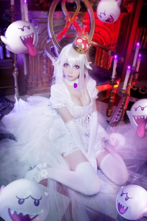 Trending Images Gallery | Know Your Meme Hot Anime Cosplay, Mario Cosplay, Belle Cosplay, King Boo, Ghost Costume, Fantasias Halloween, Amazing Cosplay, Cute Cosplay, Cosplay Outfits