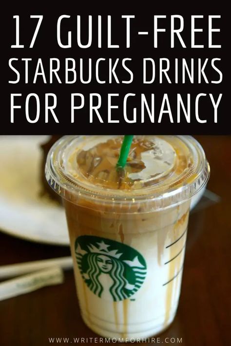 starbucks iced coffee; text that reads: 17 guilt-free starbucks drinks for pregnancy Starbucks Recipes Decaf, Pregnant Drinks At Starbucks, Starbucks While Pregnant, Decaf Coffee Starbucks, Healthy Decaf Starbucks Drinks, Starbucks Decaf Drinks Iced Coffee, Starbucks Drinks While Pregnant, Best Drinks For Pregnant Women, Decaf Starbucks Drinks For Pregnant