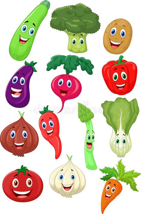 Cartoon Vegetables, Vegetable Drawing, Cartoon Banana, Vegetable Cartoon, Vegetable Illustration, Cartoon Drawing, Banner Printing, Cartoon Images, Cartoon Character