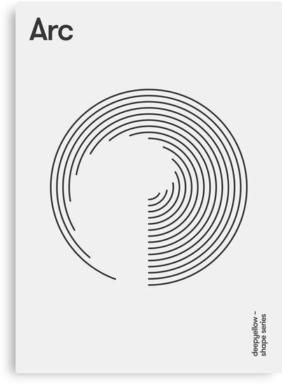 Plakat Design Inspiration, Geometric Poster Design, Arc Logo, Geometric Graphic Design, Book Logo, Deep Yellow, Geometric Poster, Hand Logo, Art Poster Design