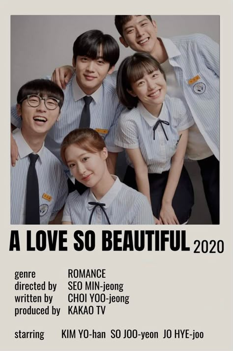 Korean Drama Series, Drama School, Film Posters Minimalist, Korean Drama Tv, Drama Tv Shows, Korean Drama List, Drama List, A Love So Beautiful, Korean Drama Movies