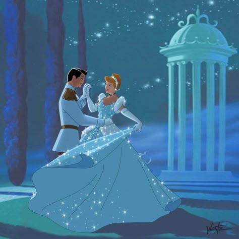 Cinderella and prince dancing via www.Facebook.com/DisneylandForMisfits Cinderella Aesthetic, Cinderella And Prince, Cinderella Disney, Old Disney, Disney Aesthetic, This Is Love, Disney Love, Disney Wallpaper, Disney Magic