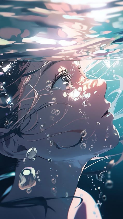 Woman Underwater, Anime Woman, Iconic Looks, The Best Anime, Best Anime, Style Trends, Scenery Wallpaper, Anime Scenery, Character Designs