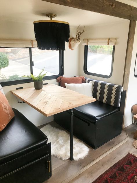 Motorhome Remodel, Glamper Camper, Rv Interior Remodel, Camper Interior Design, Tiny House Camper, Camper Trailer Remodel, Vintage Camper Remodel, Trailer Decor, Diy Camper Remodel