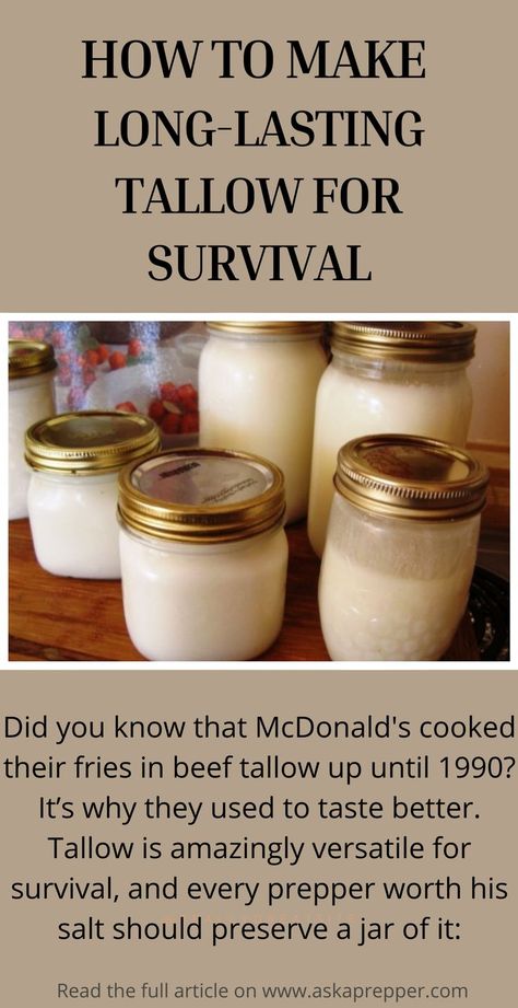 Tallow Recipe, Rump Roast, Survival Food Storage, Emergency Preparedness Food, Home Canning Recipes, Canning Food Preservation, Canned Food Storage, Beef Tallow, Emergency Preparation