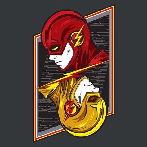 Flash Opposing Forces T-Shirt Evil Flash, The Flash Art, Flash Dc Comics, Flash Comics, The Flash Grant Gustin, Flash Logo, Reverse Flash, Kid Flash, Comic Book Superheroes