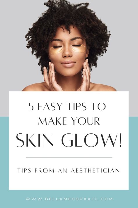 Looking for skincare tips that acually work? If you're after that beautiful skincare aesthetic that results in moisturized, glowing skin that looks super healthy, here are 5 easy tips and habits to include in your skincare routine that will get your skin glowing in no time! With these five easy tips, you'll have the perfect skincare routine that shows results! Skin Glow Tips, Perfect Skincare Routine, Natural Acne Remedies, Grooming Tips, Skin Glowing, Skincare Aesthetic, Healthy Skin Tips, Skincare Organization, Under Eye Bags