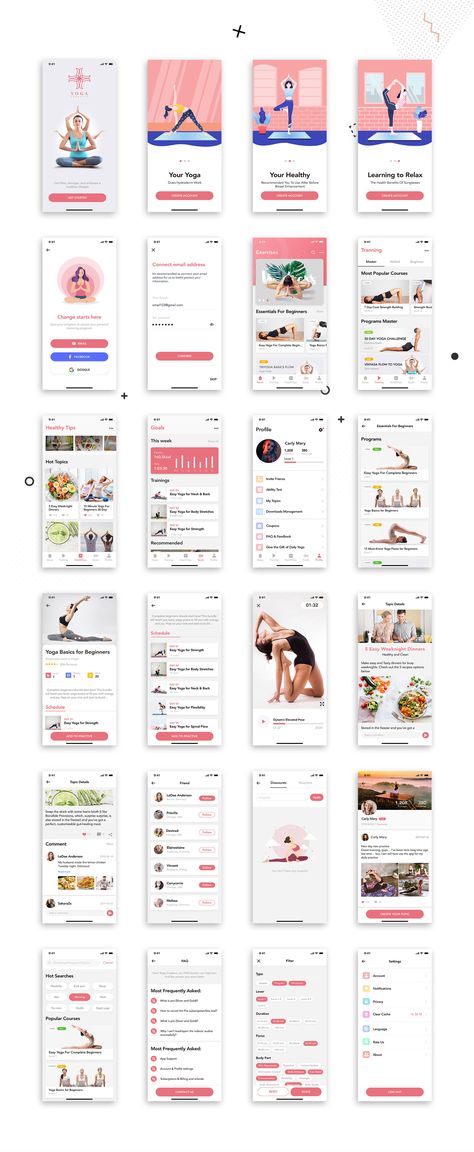 Yoga App Design, Workout App Design, Fitness App Ui Design, Sport App Design, Fitness Apps Design, Modern App Design, Yoga Website Design, Modern Ui Design, Fitness App Ui