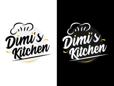 Kitchen Logo Design, Bakery Logo Inspiration, Food Company Logo, Food Brand Logos, Cloud Kitchen, Chef Logo, Kitchen Logo, Blurred Background Photography, Food Logo Design