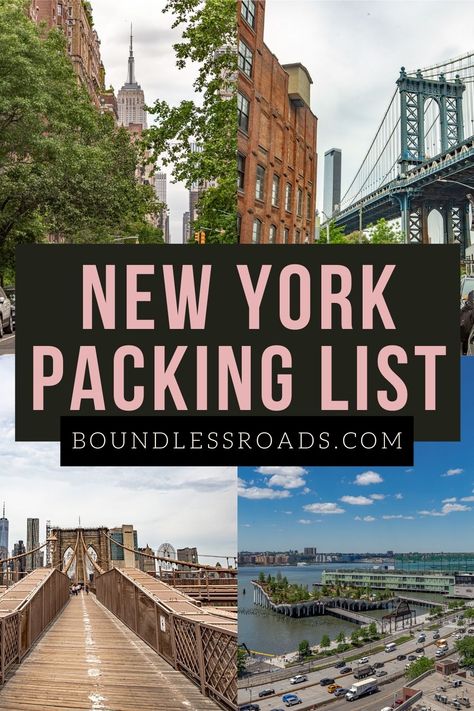 If you are planning a trip to New York City, you must know beforehand what to pack and what are the optimal NYC outfits, especially if you are a minimalist packer and want to make the best of your backpack or suitcase space. But also if you are a “just-in-case-girl” like me and want to bring some extra items…. Just in case! In this post, I will help you do that, by sharing my ideal New York Packing list after spending three weeks in NYC in May. New York What To Pack, Purse For New York Trip, What To Bring To New York, Nyc Packing List, Outfits For New York, New York Packing List, Nyc In May, Pack For New York, Day Trip To Nyc