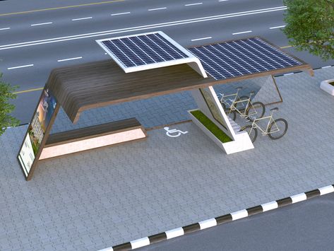 Bus Stop Concept Design, Bus Stand Design, Bus Station Design Architecture, Bus Shelter Design Concept, Busstop Ideas, Bus Stop Architecture, Bus Stop Design Architecture, Bus Stop Ideas, Bus Stop Design Concept