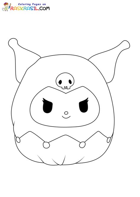 Squishmallows Coloring Pages Paper Squishy Printable, Kuromi Squishy, Squishmallows Coloring Pages, Paper Squish, Squishy Ideas, Paper Squishy, Food Coloring Pages, Paper Duck, Detailed Coloring Pages