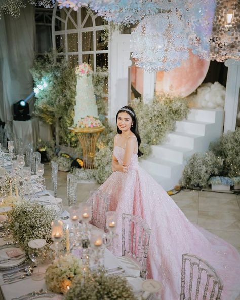 Debut Gowns Filipino, Debut Theme Ideas 18th Simple, Debut Gowns 18th, Debut Gowns 18th Elegant, Debut Backdrop, 18th Debut Theme, 18th Debut Ideas, Debut Theme Ideas, Filipino Debut