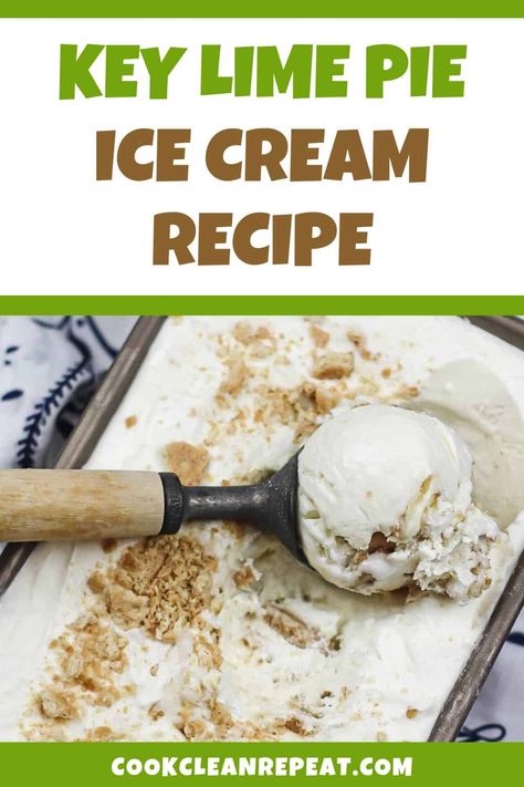 Try out this key lime pie ice cream recipe for a fresh and tart dessert that is sure to be a crowd pleaser at your next gathering! If you're a fan of key lime pie, then this is a treat for you! Key Lime Ice Cream Recipe, Key Lime Pie Ice Cream Recipe, Key Lime Ice Cream, Key Lime Pie Ice Cream, Frozen Key Lime Pie, Lime Ice Cream, Ice Cream Pie Recipe, Key Lime Pie Recipe, Strawberry Cheesecake Ice Cream