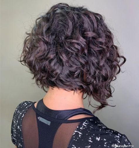 Shaggy Bob for Curly Hair Long Curly Bob, Curly Angled Bobs, Anti Frizz Hair, Bob Haircut Curly, Layered Curly Hair, Curly Hair Photos, Shaggy Hair, Short Curly Haircuts, Layered Bob Hairstyles