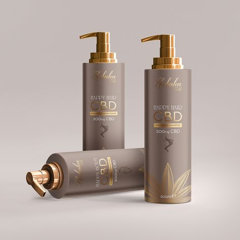 We used a sophisticated combination of pink and rose gold to set off our minimalist design concept. This subtler combination conveyed the exceptional feel of the hair care products. We rounded the design out with easy to read text. #cosmeticpackagingdesign #cosmeticlabeldesign #luxurelabeldesign #premiumlabeldesign #luxurypackagingdesign #luxurylabeldesign #shampoopackagingdesign #skincarepackagingdesign #skincarelabeldesign #labeldesign #packagingdesign Hair Product Bottle Design, Rose Gold Packaging Design, Rose Gold Combination, Packaging Design Hair Products, Cosmetic Label Design Beauty Packaging, Shampoo Design Packaging, Gold Packaging Design, Cosmetics Products, Beauty Product Packaging