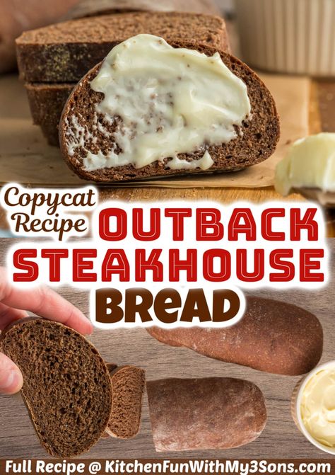 If you love Outback Steakhouse bread, you are going to love this copycat recipe. It’s sweet, warm, and fluffy on the inside — just like from the restaurant! Copycat Longhorn Bread, Longhorn Bread Recipe Copycat, Copycat Cheesecake Factory Bread, Longhorn Bread Recipe, Longhorn Bread, Outback Bread Recipe, Steakhouse Bread Recipe, Outback Steakhouse Bread, Outback Bread