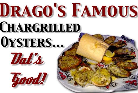 Drago’s Charbroiled Oysters and Hurricane Isaac — The Catholic Foodie Char Grilled Oysters, Charbroiled Oysters Recipe, Chargrilled Oysters Recipe, Charbroiled Oysters, Broiled Oysters, Grilled Seafood Recipes, Oysters Rockefeller, Grilled Oysters, Progressive Dinner