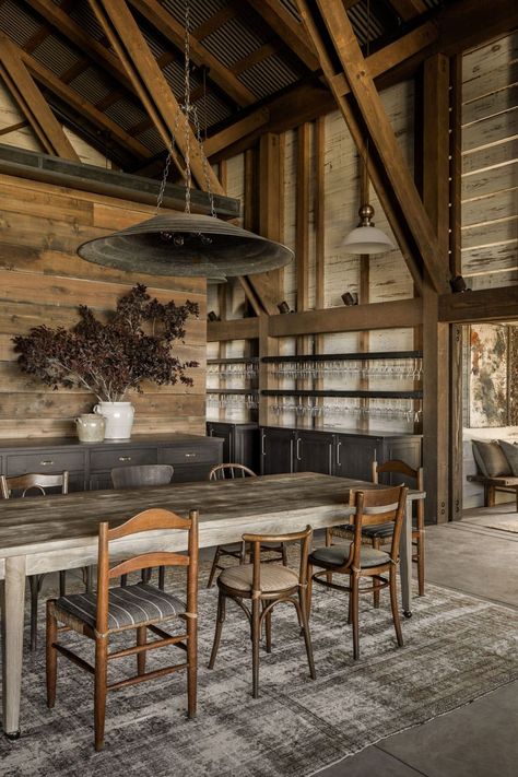 Winery Interior Design, Winery Interior, Millennial Interior Design, Coastal Cottage Decorating, Cottage Dining Rooms, Japandi Art, Parisian Decor, Grand Millennial, Industrial Interior Design