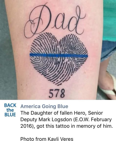 Police Badge Tattoo Women, Police Memorial Tattoo, Badge Number Tattoo, Back Tattoo Concept, Police Tattoo, Police Memorial, Future Tattoo Ideas, Number Tattoos, Number Tattoo