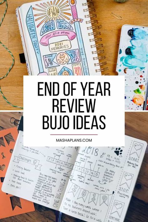 End Of Year Bullet Journal Ideas to wrap up your year in style. Perfect for bullet journal enthusiasts, our collection includes bullet journal page ideas designed to help you reflect on the past year and plan for the next. Explore unique bullet journal end of year review techniques and creative end of year bullet journal pages that will make your journal functional and beautiful. Check out these bullet journal end of year spreads and click through to get inspirations for year-end review pages! Bujo Year Reflection, Bullet Journal End Of Year Spreads, Year Wrapped Bullet Journal, Journal Resolutions Page, Bujo Title Page Ideas, Highlights Of The Year Bullet Journal, Year End Bullet Journal, End Of Year Bujo Spreads, End Of Journal Page