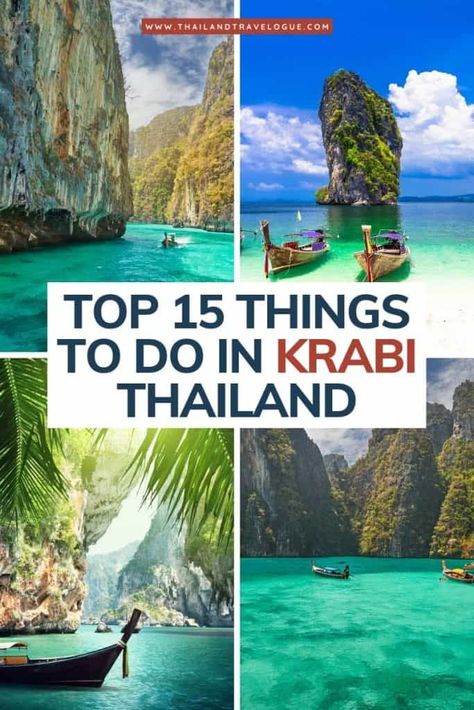 Things to do in Krabi | thailand adventure, honeymoon in thailand, best islands in thailand, thailand trip, vacation thailand, things to do in thailand, thailand island hopping, thailand things to do in, thailand itinerary, krabi thailand, thailand krabi #thailand #asia #traveldestinations #traveltips #travelguide #travelhacks #bucketlisttravel #amazingdestinations #travelideas Vacation Thailand, Thailand Sunsets, Thailand Krabi, Thailand Travel Destinations, Thailand Honeymoon, Thailand Itinerary, Thailand Vacation, Thailand Adventure, Thailand Trip