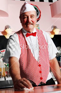 My chef- Al Soda Jerk, 50s Diner, Diner Decor, Vintage Diner, Diner Recipes, Sock Hop, Ice Cream Social, Retro Diner, American Diner