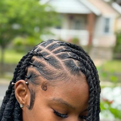 Bob Dreadlocks Hairstyles, Dreadlock Hairstyles For Short Locs, Loc Bobs For Women, Dreadlock Bob Hairstyles, Lil Girl Loc Styles, Dread Bob Hairstyle, How To Style Locks Hairstyles, Beautiful Dreadlocks Styles, Locked Hairstyles Locs