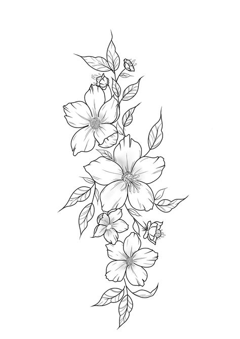 Small Tattoos Floral, Calf Tattoos For Women, Violet Flower Tattoos, Flower Flash, Flower Vine Tattoos, Violet Tattoo, Tattoos Pretty, Tattoos Floral, Tattoo Floral