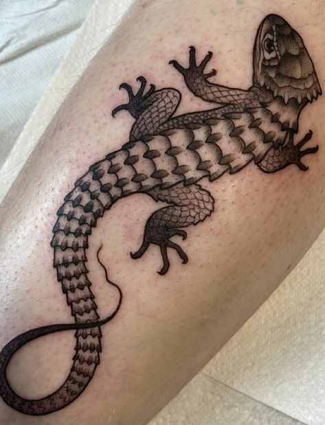 Fauna Tattoo Sleeve, Gila Monster Tattoo, Reptile Tattoo Ideas, Dark Tats, Magical Tattoos, Armadillo Lizard, Dr Tattoo, Alligator Tattoo, Protection Sigils