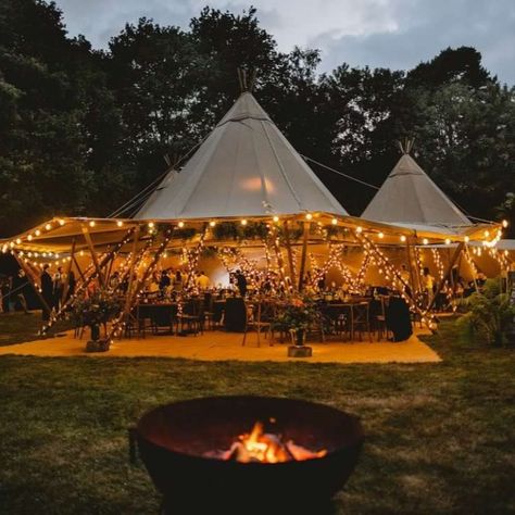 See what your tipi wedding could look like Tipi Wedding Decor, Glamping Luxury, Tents For Weddings, Marquee Tent, Tipi Tent, Glamping Tent, Outdoor Luxury, Safari Tent, Tipi Wedding