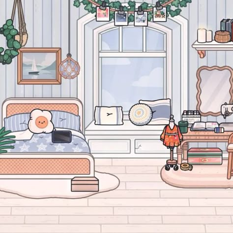 ⩇ּ⩇  ʿ  ɞ   ࣪ ˖ 𓂃 𝗰𝗿𝗲𝗱𝗶𝘁 : @/tocayuna ( on insta ) Coastal House Ideas Toca Boca, Costal House Toca Boca Ideas, Toca Boca Room Ideas Blue, Costal Villa Toca Boca Bedroom, Toca Boca Beach House Ideas Bedroom, Toca Boca Walk In Closet, Toca Boca Costa Villa House Ideas, Toca Boca Villa House Ideas, Costal Villa Toca Boca Ideas