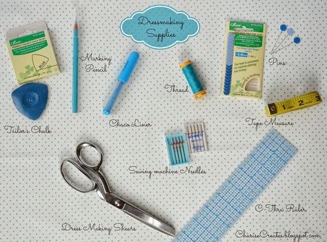 Charise Creates: Dress Making Tools and Supplies ~ The Anna Blouse Sew Along Dress Making Tools, Sewing Machine Needles, Making Tools, Sewing Tools, Dress Outfit, Dressmaking, Dress Making, Image Search, I Hope