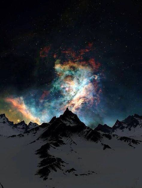 Areola Borealis (Northern lights) and Milky Way, Alaska, USA Cer Nocturn, Andromeda Galaxy, Inspiring Photography, Hubble Space Telescope, The Northern Lights, Alam Yang Indah, Solar Eclipse, Pics Art, The Night Sky