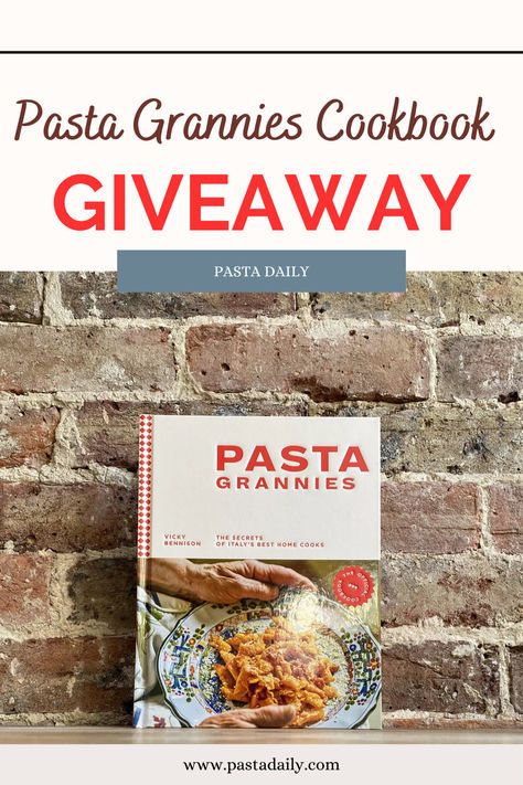 How to enter:
- Like this post 👍
- Click the link below⬇️
- Follow the simple entry steps😃
- Cross your fingers and dream of pasta!🤞

The lucky winner will be unveiled on October 31st Pasta Grannies Book, Ligurian Pesto, Pasta Grannies, Warming Recipes, Fried Ravioli, Pasta Maker Machine, Recipe Book Design, Cookbook Design, Baking Book