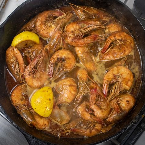 New Orleans BBQ Shrimp Cajun Bbq Shrimp New Orleans, Louisiana Bbq Shrimp Recipe, Bbq Shrimp New Orleans, New Orleans Bbq Shrimp Recipe, Bbq Shrimp Recipe, New Orleans Bbq Shrimp, Shrimp Bbq Recipes, Barbecue Shrimp, New Orleans Food