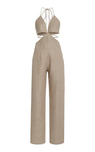 Matériel Fashion Collections For Women | Moda Operandi Como Fazer Short, Designer Jumpsuits, Jumpsuit Elegant, Lace Jumpsuit, Jumpsuit Outfit, Linen Jumpsuit, Neutral Outfit, Linen Clothes, Kpop Fashion