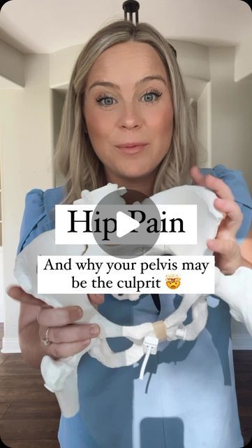 Kelly Ruther | Doctor of Physical Therapy on Instagram: "Hip Pain 101: Did you know your pelvis position could be causing your hip discomfort? 

A forward-tilted pelvis can create a pinching sensation in the hip joint, leading to pain and reduced mobility. This misalignment affects 85% of adults with chronic hip issues. 

Learn how a simple ‘C-curve’ exercise can help realign your pelvis, decompress your hip joint, and potentially alleviate pain. 

Watch to discover the connection between posture and hip health! 

#HipPainRelief #PelvicHealth #PostureMatters

Disclaimer: not official medical advice" Misaligned Hips, Misaligned Pelvis, Tilted Pelvis, Hip Health, Hip Pain Relief, Doctor Of Physical Therapy, Forward Fold, Hip Dysplasia, Hip Pain