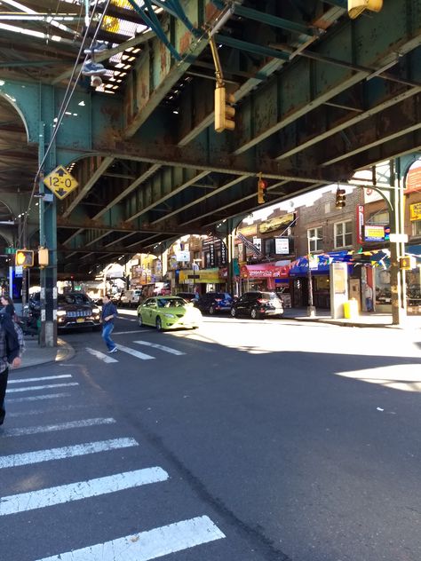 My walk through Jackson Heights Queens NY New York Queens Aesthetic, Ptv Concert, Jackson Heights New York, New York Iphone Wallpaper, Jackson Heights Queens, Bloxburg City, Ny Subway, Bronx Nyc, City Shoot