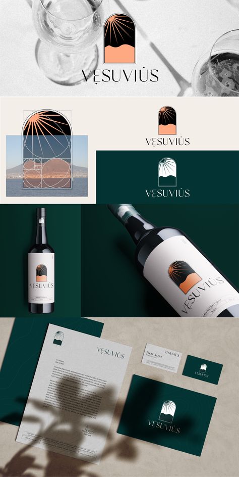 Wine Brand Identity Design, Wine Branding Design Logos, Portfolio Branding Design, Winery Graphic Design, Wine Bottle Graphic Design, Wine Brand Design, Wine Brand Identity, Wine Logo Design Ideas, Bar Branding Design