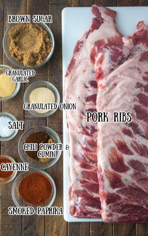 How To Season Ribs, How To Bake Ribs, Oven Baked Ribs Recipe, Oven Pork Ribs, Baked Ribs Recipe, Spareribs Recipe, Oven Ribs, Baked Pork Ribs, Baked Bbq Ribs