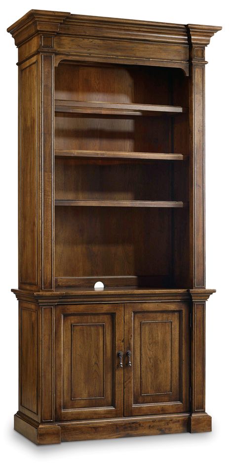 Dark Wood Bookcase, The Archivist, 4 Shelf Bookcase, Dining Cabinet, Gallery Furniture, Wood Bookcase, Standing Shelves, Touch Switch, Wood Shelf