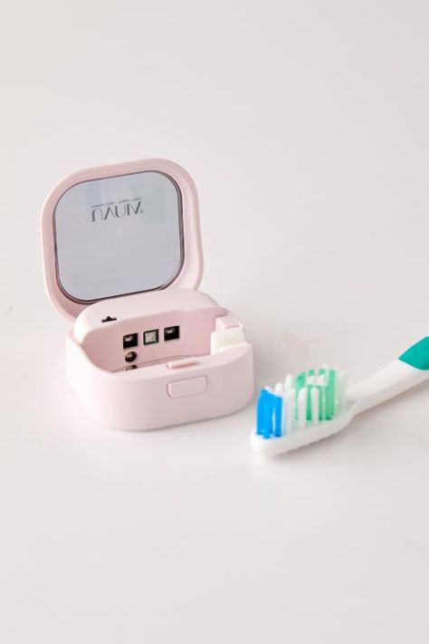 UVNIA UV Toothbrush Sterilizer | Urban Outfitters Australia Shower Bed, Uv Toothbrush Sanitizer, Toothbrush Sanitizer, Vacation To Hawaii, Organization Hacks Diy, Sanitize Toothbrush, Acrylic Nail Set, Travel Necessities, Two Car Garage